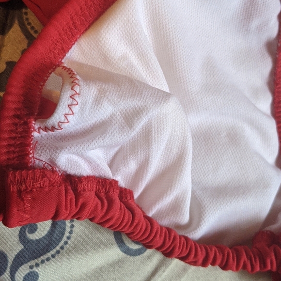 Ava red bikini set medium top large bottom - Picture 3 of 5